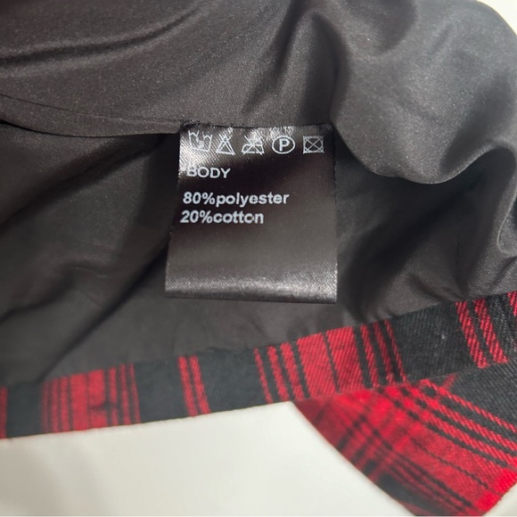 Mags & Pye 2 LF Plaid Harness Blazer Sz M Red - Picture 8 of 8